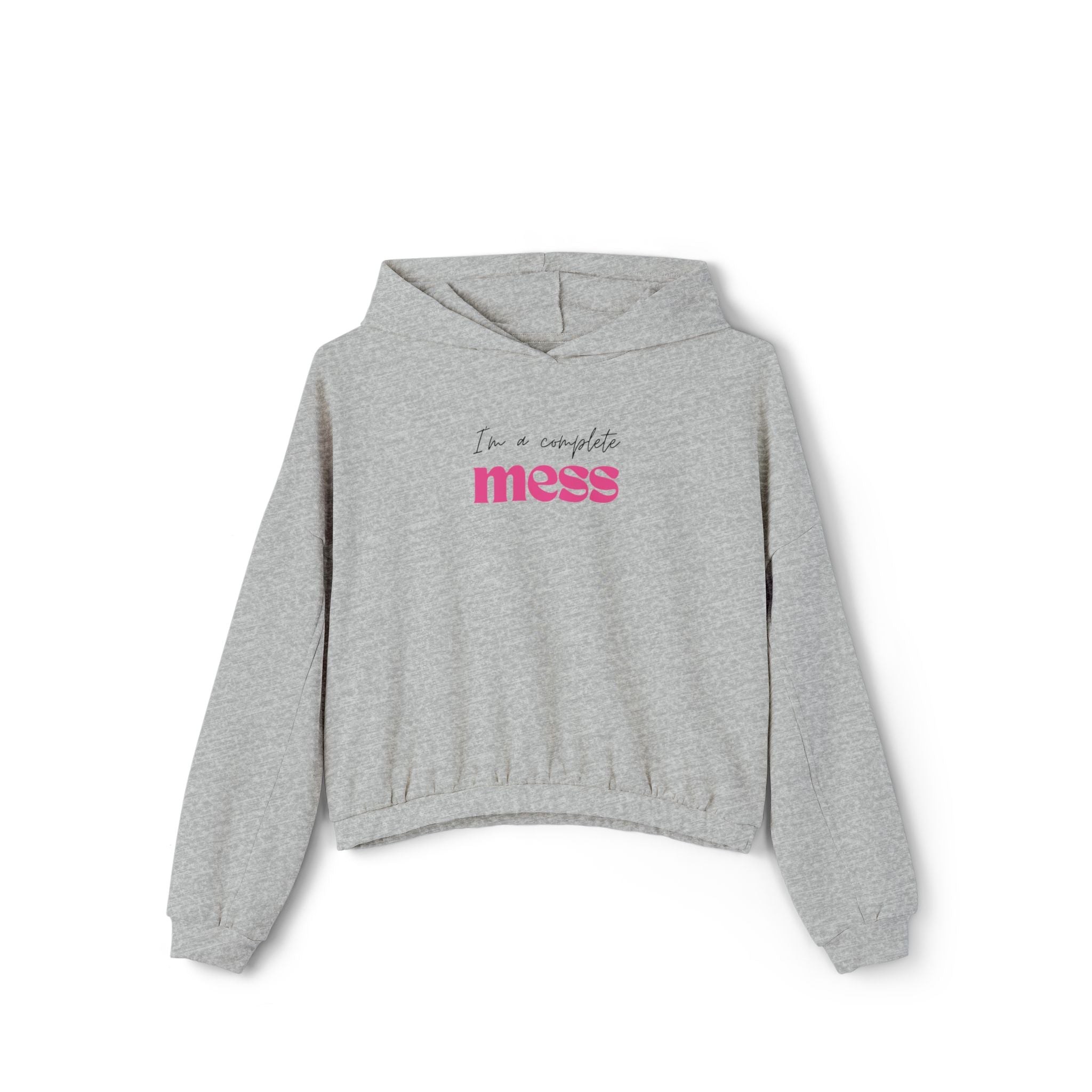 I'm discount a Mess Women's Cropped Fleece Pullover