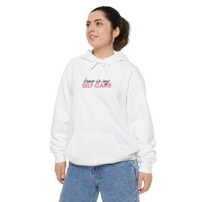 Bravo is My Self Care Hoodie - White