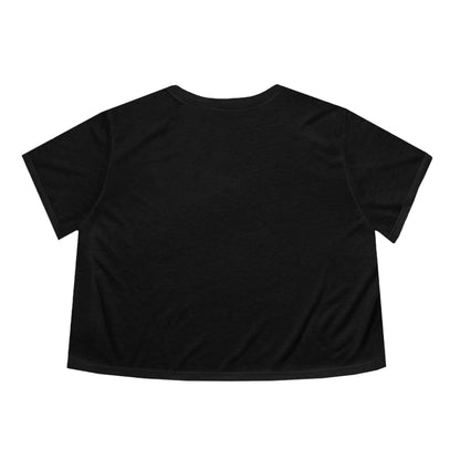 Bravo is my Self Care Cropped Tee - Black & Dark Grey